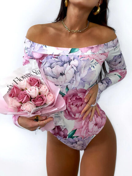 Body hiszpanka w kwiaty Lamilla