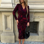 Sukienka z wiskozy o dopasowanym fasonie Megi B