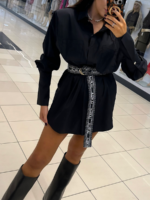 Bawełniana czarna koszula Lamilla