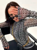 Siateczka Lamilla czarno białe logo