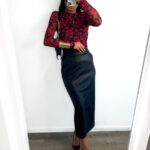 Spódnica z eko skóry Lamilla