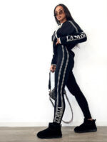Czarny dresowy komplet Lamilla