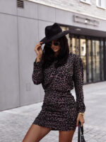 Sukienka w panterkę Xana Collection