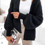 Kardigan w czarnym kolorze Bocca