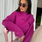 Bluza damska LaManuel The Slice fuksja