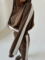 Komplet dresowy LaManuel Feel Free czekolada