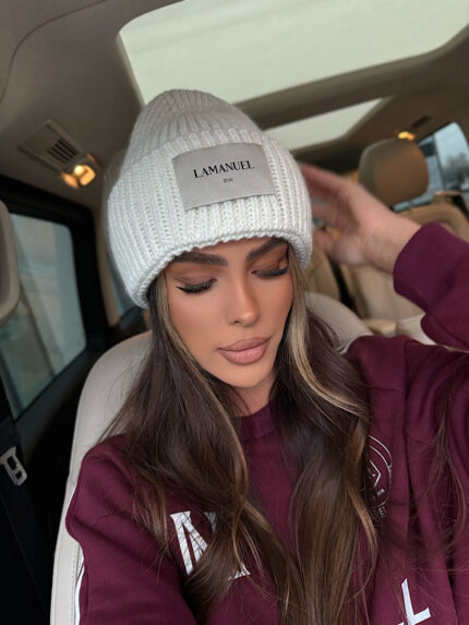 Czapka LaManuel House Ecru