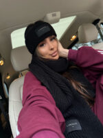 Czarna opaska Winter Lamanuel