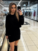 Komplet Lamilla dzianinowy czarny