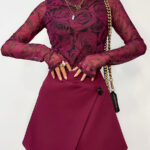 Spodenko spódnica LaMilla bordowa