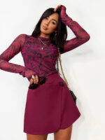 Bordowe spodenki LaMilla