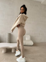Legginsy LaManuel Truth beżowe