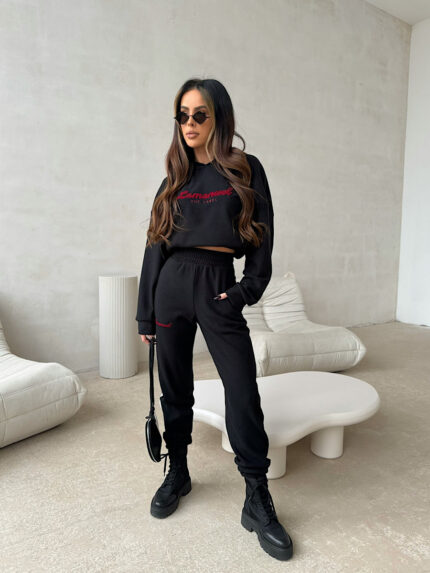 Komplet LaManuel Fine Line czarny