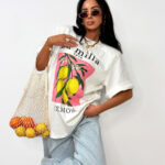 Tshirt LaMilla lemon biały