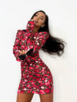 Sukienka lamilla w kwiaty