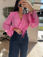 Wiązana bluzka LaMilla różowa