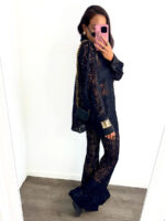 Koszula koronkowa LaMilla czarna