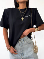 Czarny t-shirt LaMilla Paris