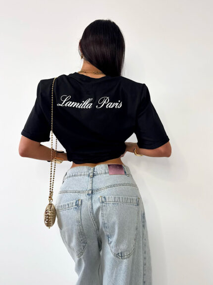 T-shirt LaMilla Paris czarny