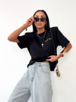 Czarny t-shirt LaMilla Paris