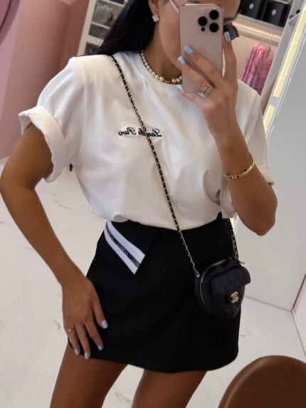 T-shirt LaMilla Paris biały