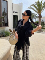 Koszula lniana LaMilla czarna