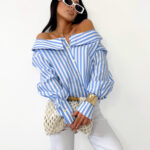 Koszula w niebieskie paski LaMilla