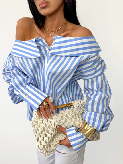 Bluzka LaMilla w niebieskie paski