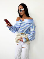 Bluzka w niebieskie paski LaMilla