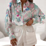 Koszula w kwiaty Simplicity