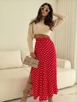 Czerwona spódnica Megi B