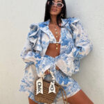 Komplet Dior LaMilla niebieski