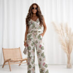 Komplet spodnie i bluzka z wiskozy Simplicity