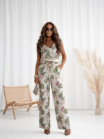 Komplet spodnie i bluzka z wiskozy Simplicity