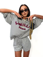 Bawełniany komplet w paski LaMilla