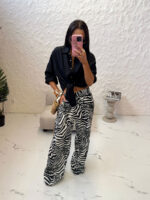 Spodnie LaMilla zebra len