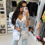 Marynarka LaMilla w niebieskim wzorze a la Dior