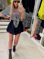 T-shirt Chic LaMilla z wiązaniem