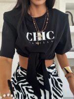 Czarny t-shirt Chic LaMilla