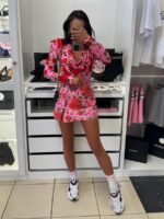 spodenki lamilla w kwiaty