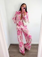 Różowa koszula lniana LaMilla Dior