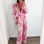 Różowe spodnie Dior LaMilla