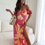 Maxi sukienka Megi B w kwiaty