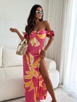 Maxi sukienka Megi B w kwiaty