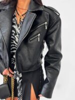 Czarna ramoneska LaMilla