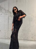 Długa koronkowa spódnica LaMilla