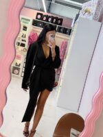 Czarna sukienka LaMilla kimono