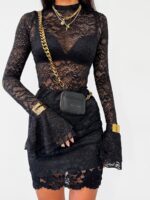 Krótka spódnica koronkowa LaMilla