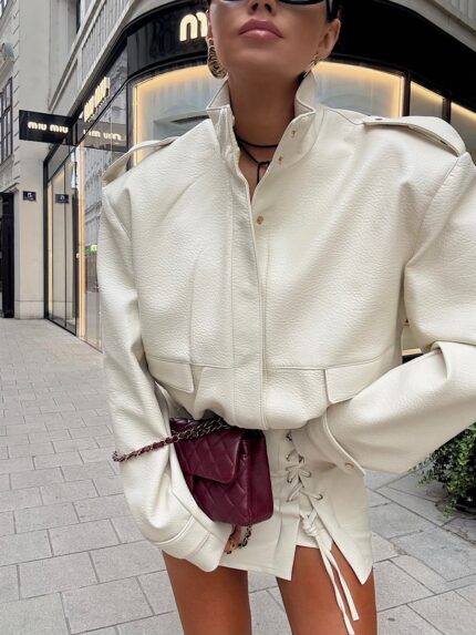 Kremowa kurtka LaMilla