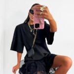 Czarna bluzka t-shirt LaMilla